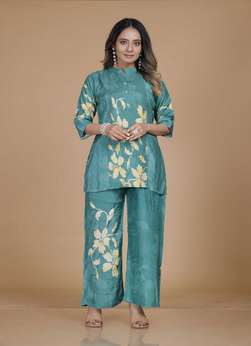 Aishani Pure Muslin Wholesale Ladies Top Pant Co Ord Suppliers In India

